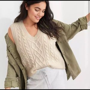 BRAND NEW | AERIE KNIT SWEATER VEST